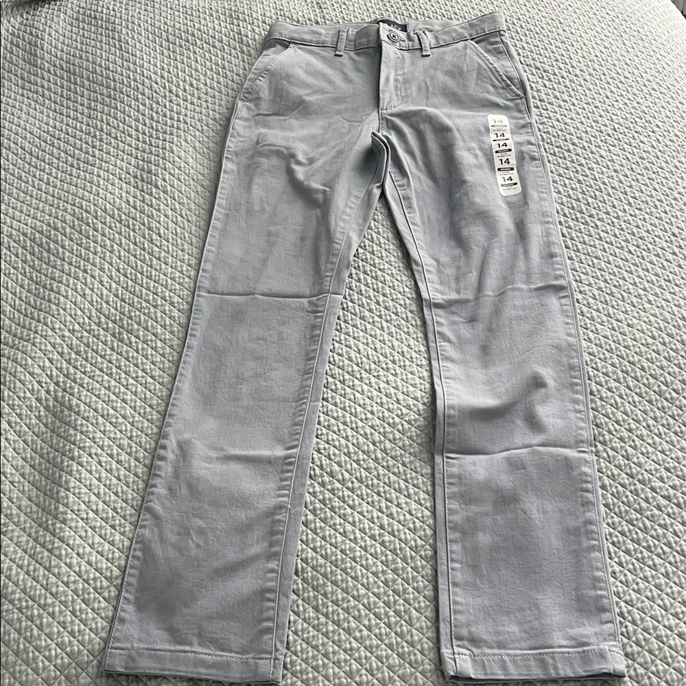 The Children’s Place Boys Uniform Stretch Skinny Chino Pants - Gray
